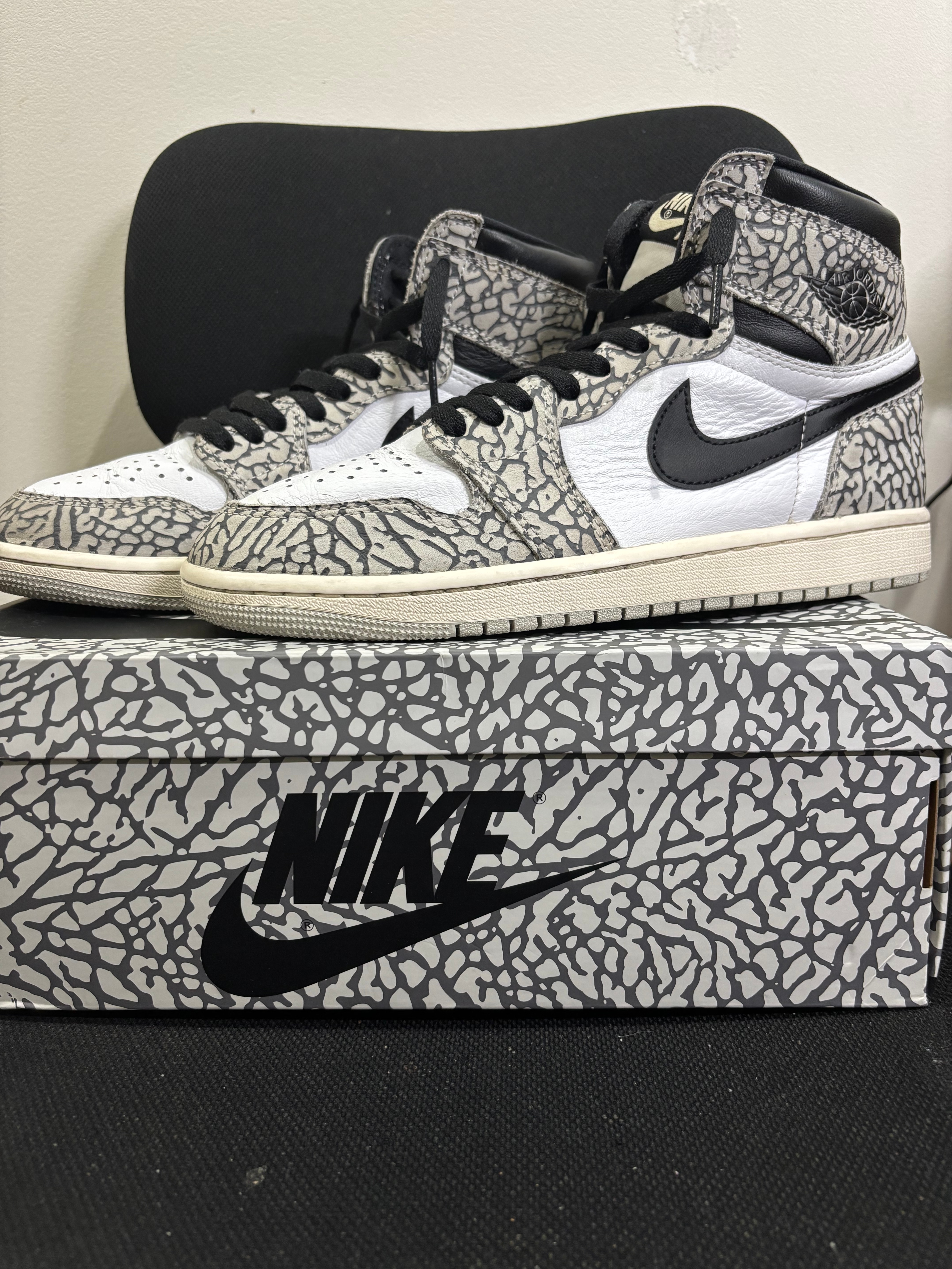 Nike Air Jordan 1 High OG "White Cement/Safari"