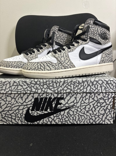 Nike Air Jordan 1 High OG "White Cement/Safari"