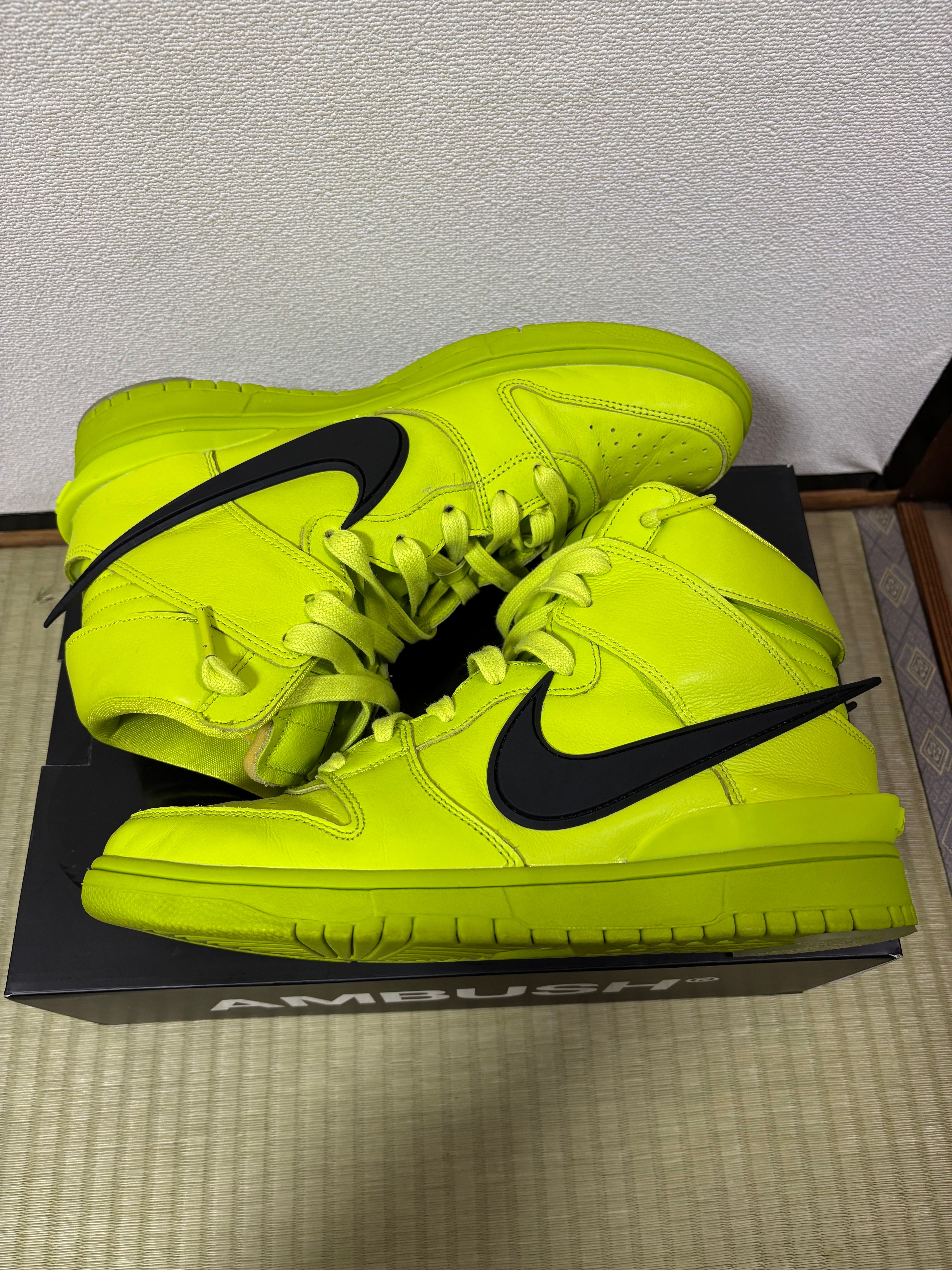 AMBUSH × NIKE DUNK HIGH "FLASH LIME"