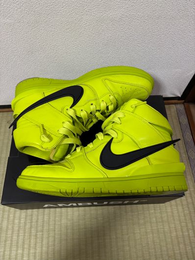 AMBUSH × NIKE DUNK HIGH "FLASH LIME"