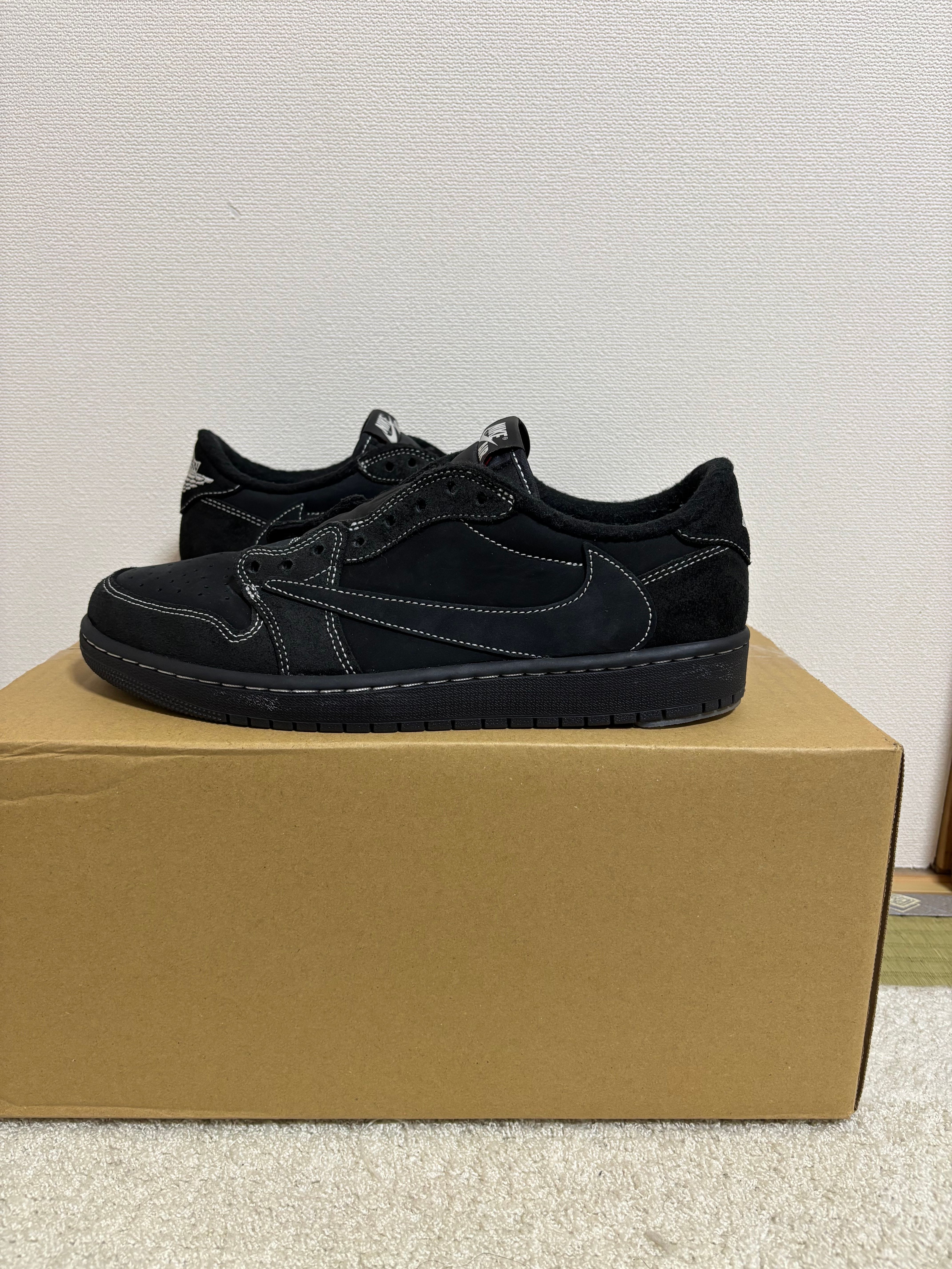 Travis Scott × Nike Air Jordan 1 Low OG SP "Black Phantom"