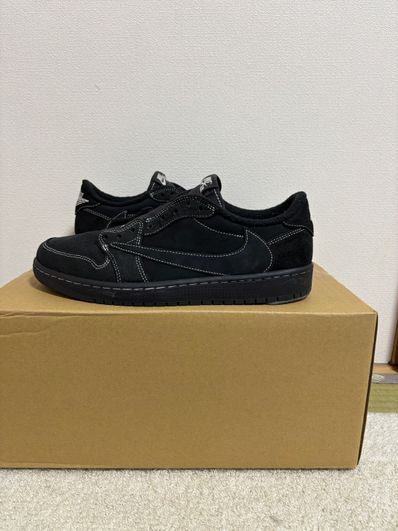 Travis Scott × Nike Air Jordan 1 Low OG SP "Black Phantom"