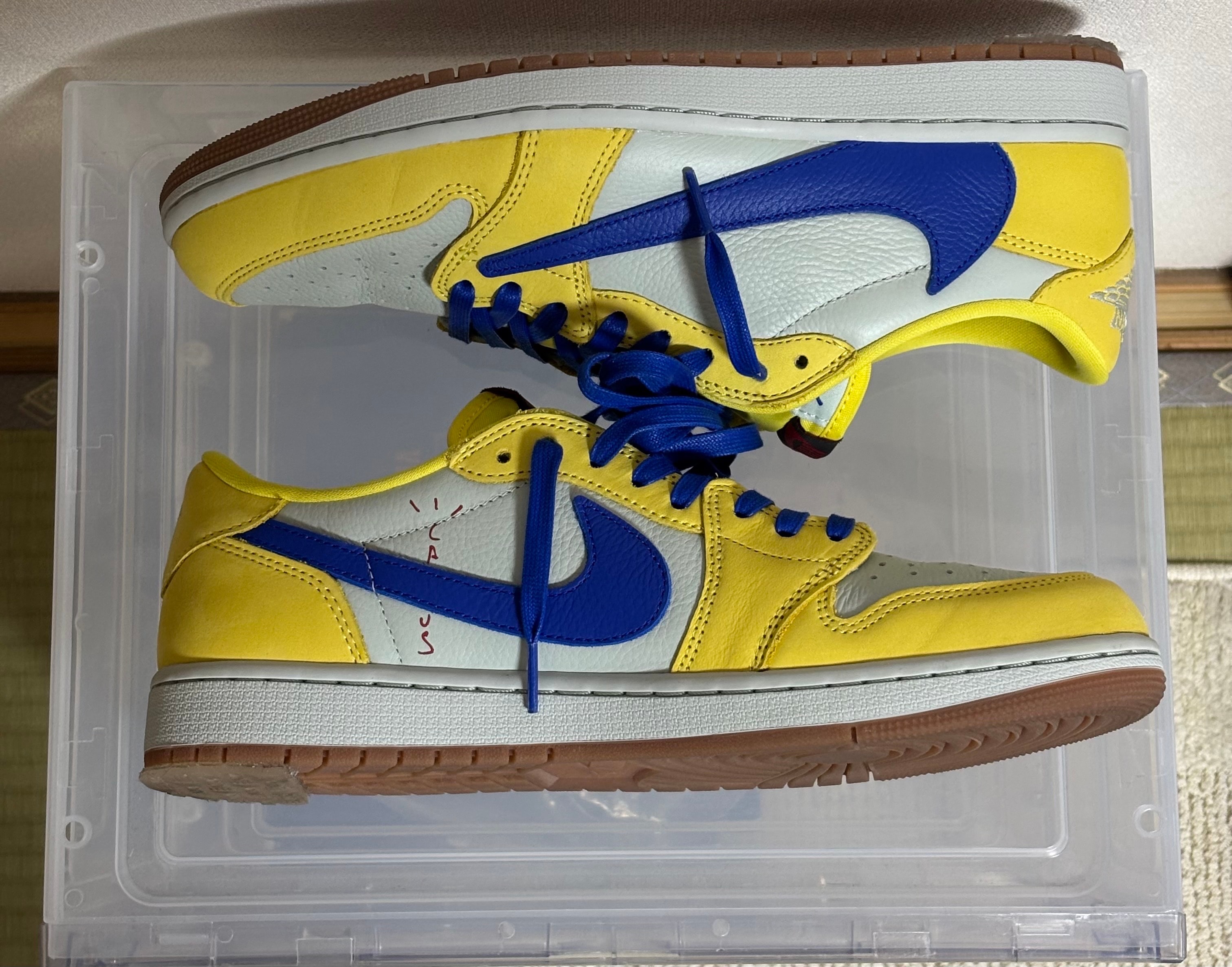 Travis Scott × Nike Women's Air Jordan 1 Retro Low OG "Canary"