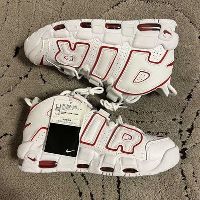 NIKE AIR MORE UPTEMPO "WHITE/VARSITY RED" (2021)