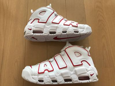 NIKE AIR MORE UPTEMPO "WHITE/VARSITY RED" (2021)