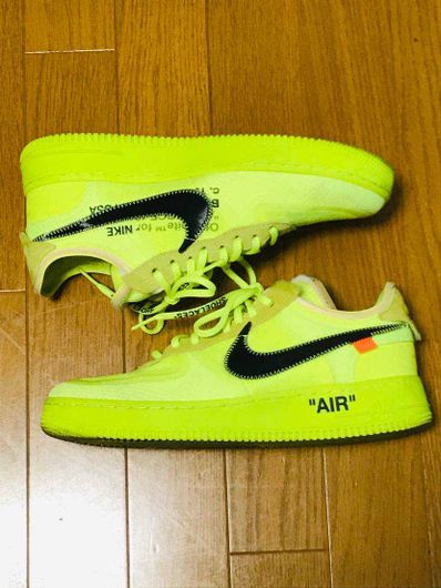 Off-White × Nike Air Force 1 Low "Volt"