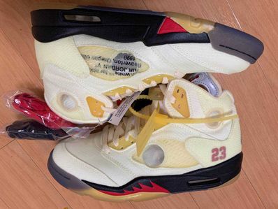 Off-White × Nike Air Jordan 5 "Sail"