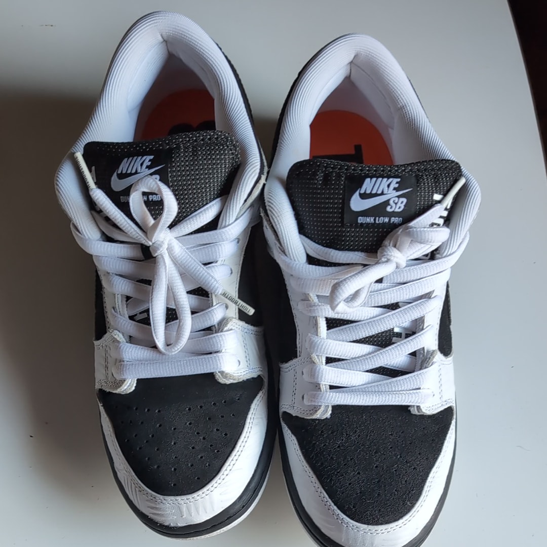 TIGHTBOOTH × Nike SB Dunk Low Pro QS "Black and White"