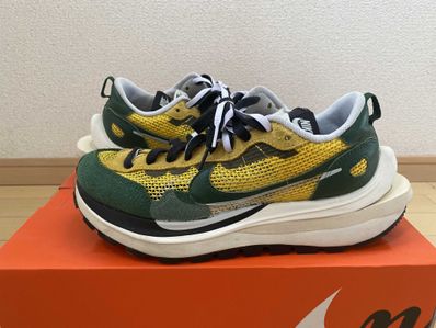 sacai × Nike Vapor Waffle "Tour Yellow/Stadium Green-Sail"