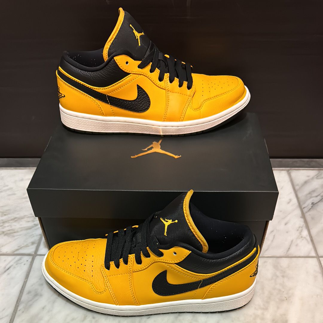 NIKE AIR JORDAN 1 LOW "UNIVERSITY GOLD"