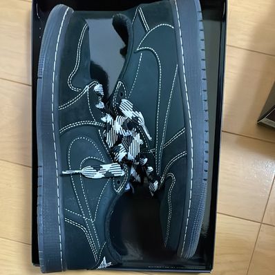 Travis Scott × Nike Air Jordan 1 Low OG SP "Black Phantom"