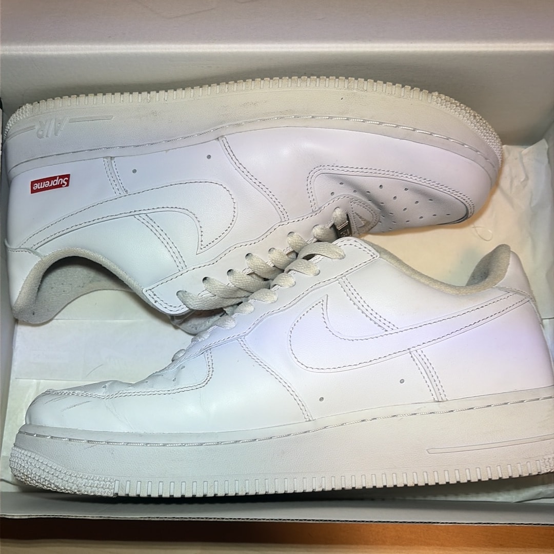Supreme × Nike Air Force 1 Low "White"