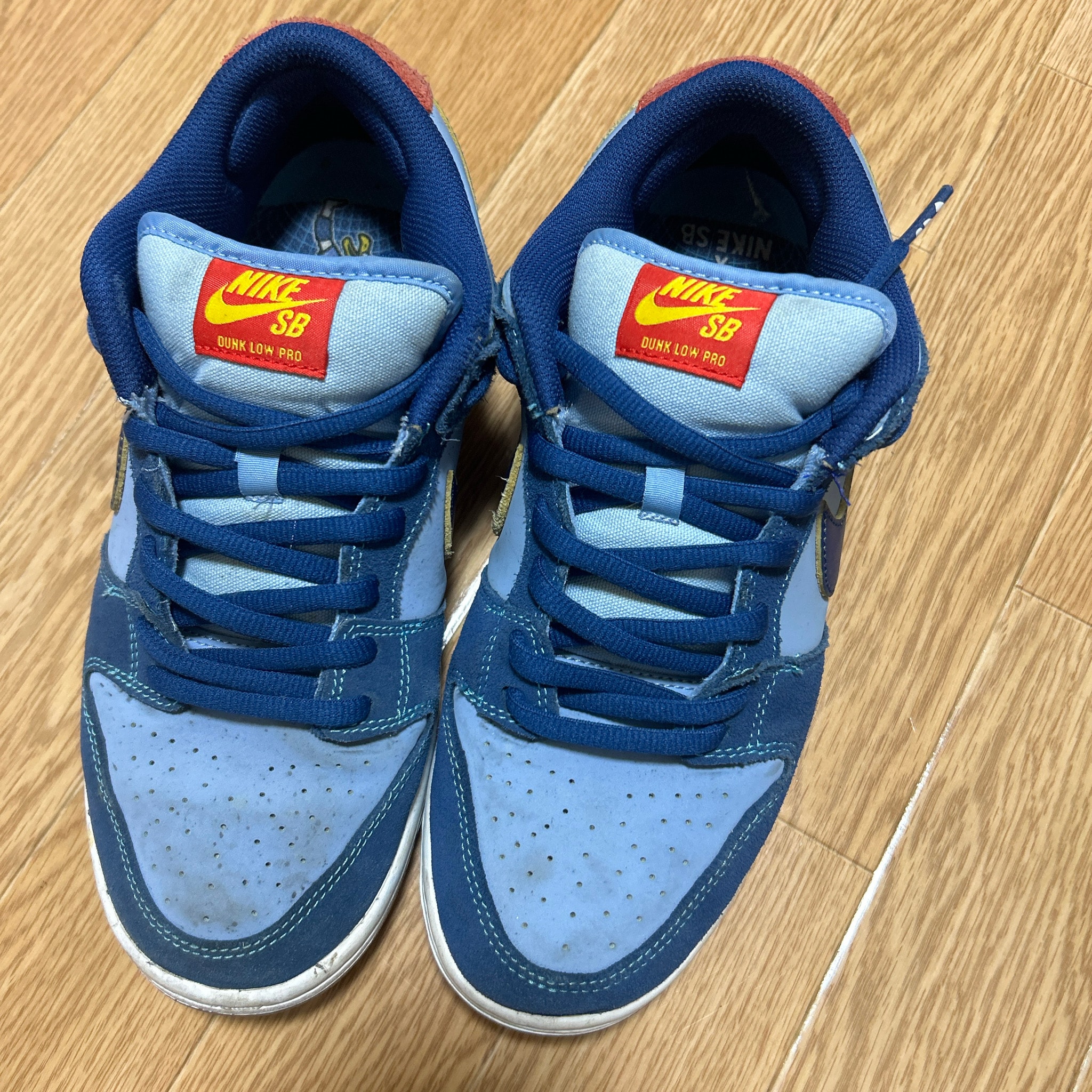 Why So Sad? × Nike SB Dunk Low "Coastal Blue/Speed Yellow-University Red"