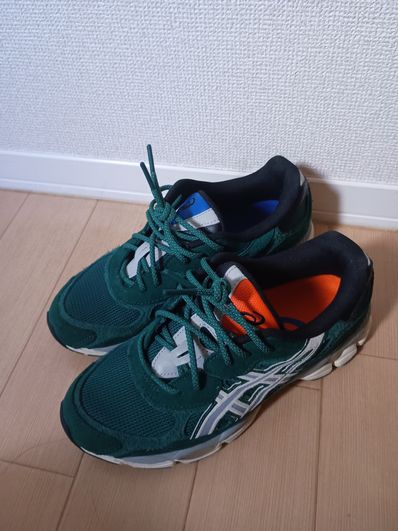 ballaholic × Asics Gel-NYC "Jewel Green/Ivory"