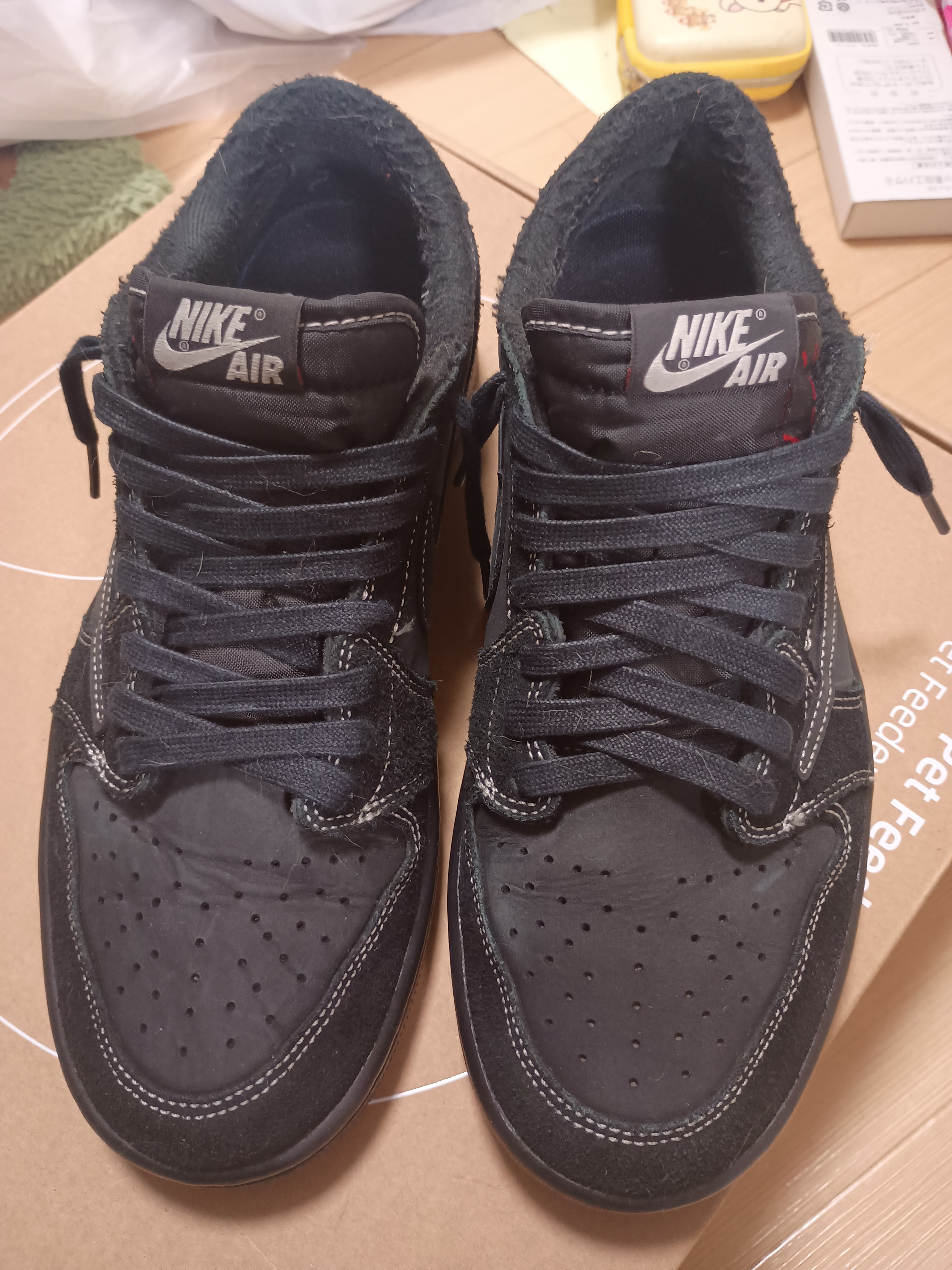 Travis Scott × Nike Air Jordan 1 Low OG SP "Black Phantom"