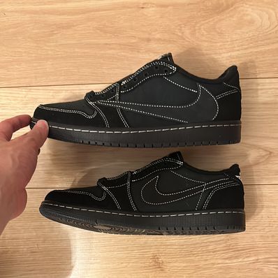 Travis Scott × Nike Air Jordan 1 Low OG SP "Black Phantom"