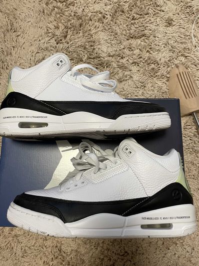 Fragment × Nike Air Jordan 3 "White/Black"
