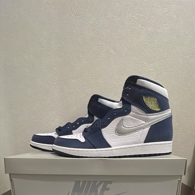 Nike Air Jordan 1 High OG CO.JP "White/Midnight Navy" (2020) (Standard Box)