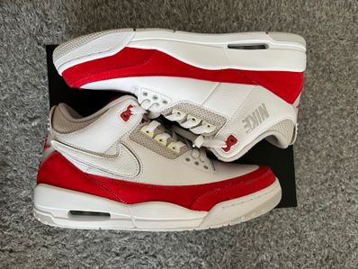 Nike Air Jordan 3 Retro "Tinker White/University Red"