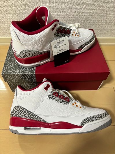 Nike Air Jordan 3 "Cardinal Red"