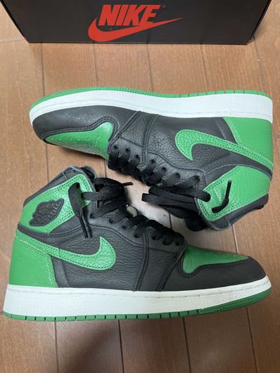 NIKE AIR JORDAN 1 RETRO HIGH OG GS "BLACK/PINE GREEN"