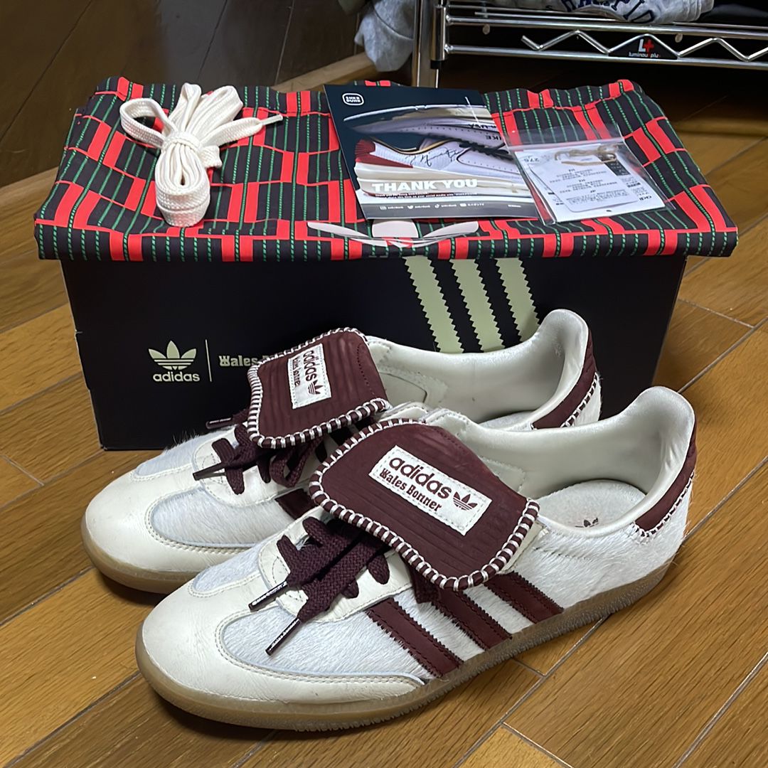 Wales Bonner × adidas Samba Pony Tonal Low "Cream White/Mystery Brown"