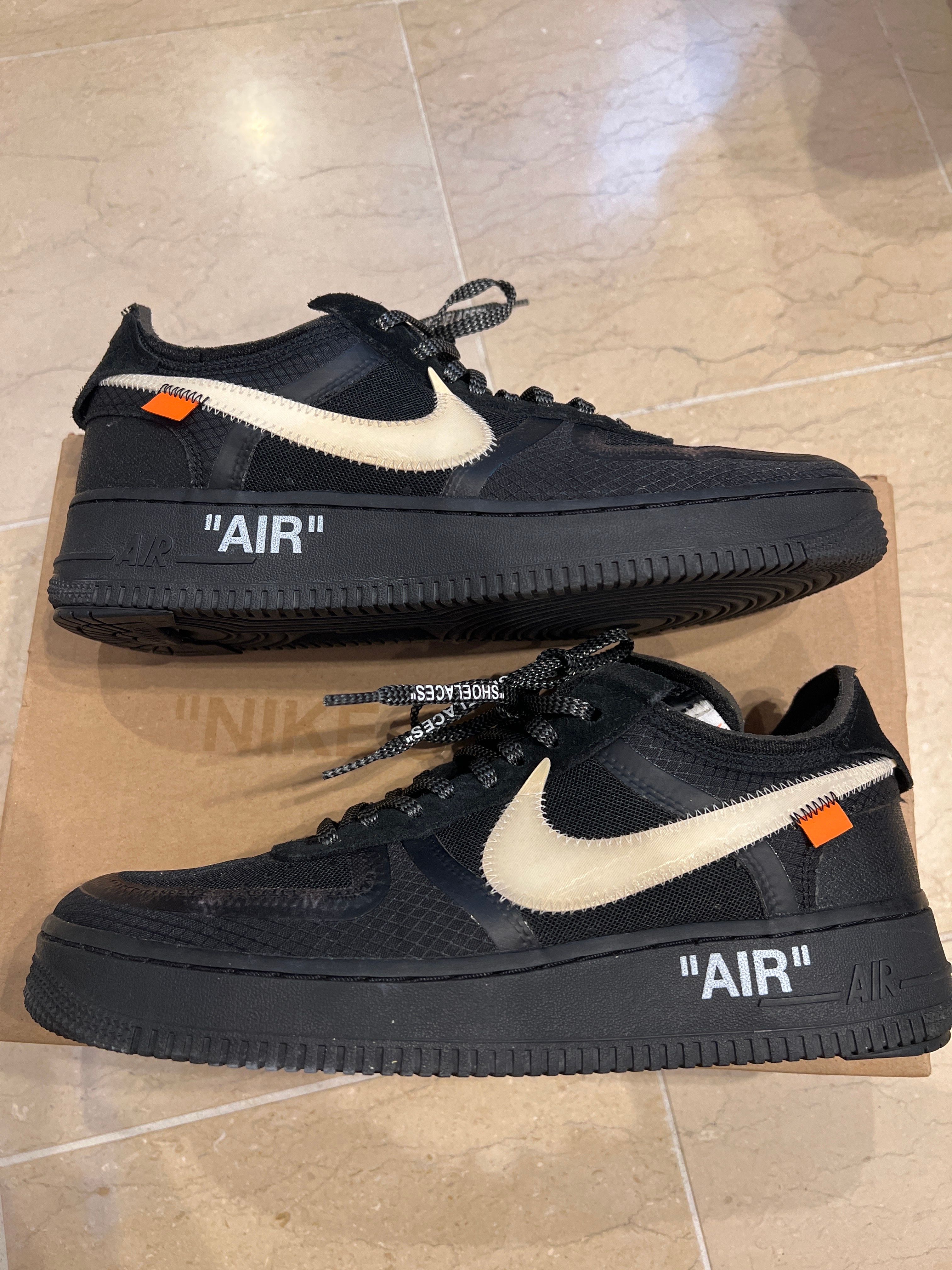 Off-White × Nike Air Force 1 Low "Black"