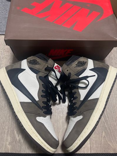 Travis Scott × Nike Air Jordan 1 Retro High OG TS SP "Sail/Dark Mocha"