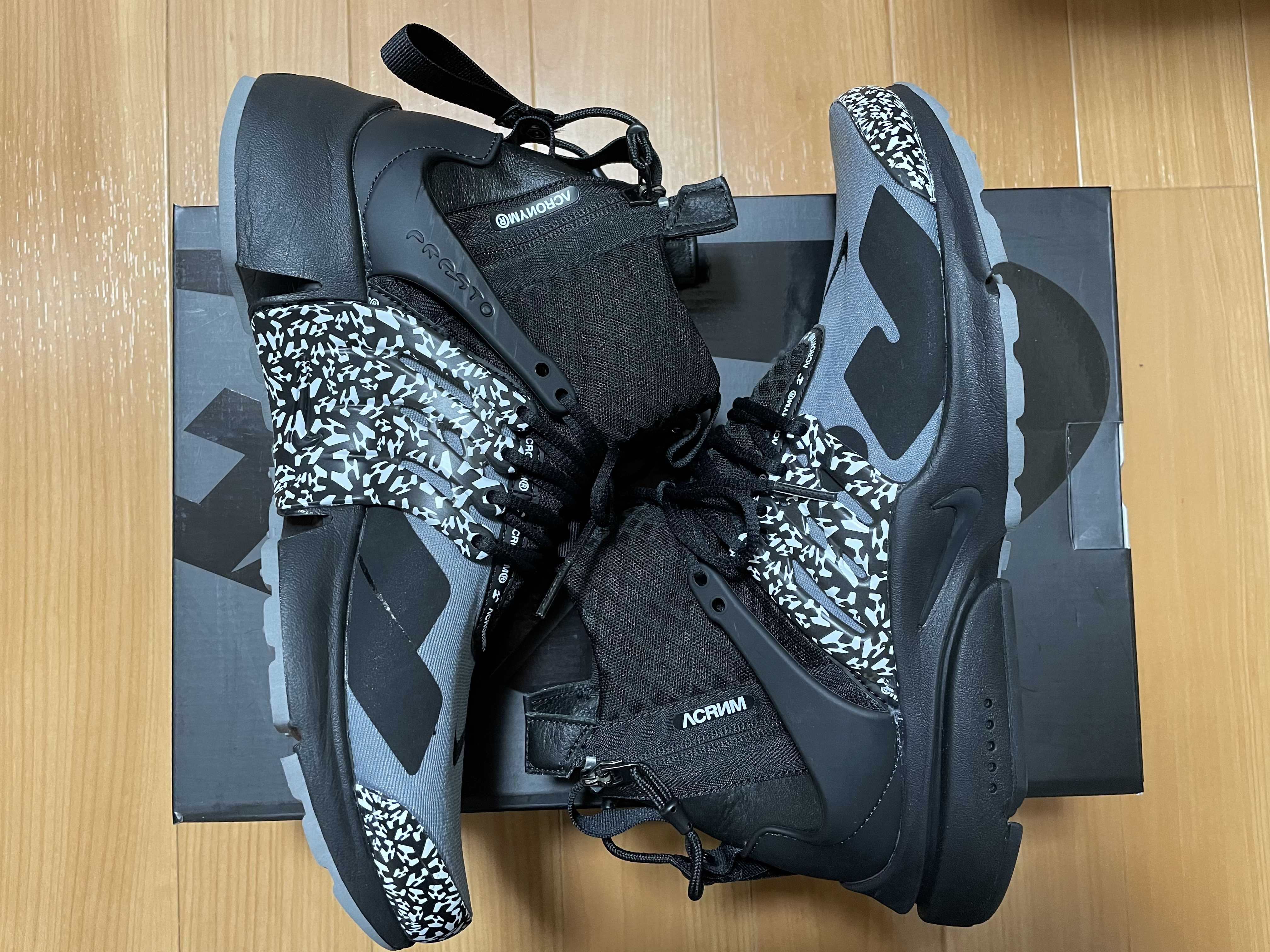ACRONYM × Nike Air Presto Mid "Cool Grey/Black"