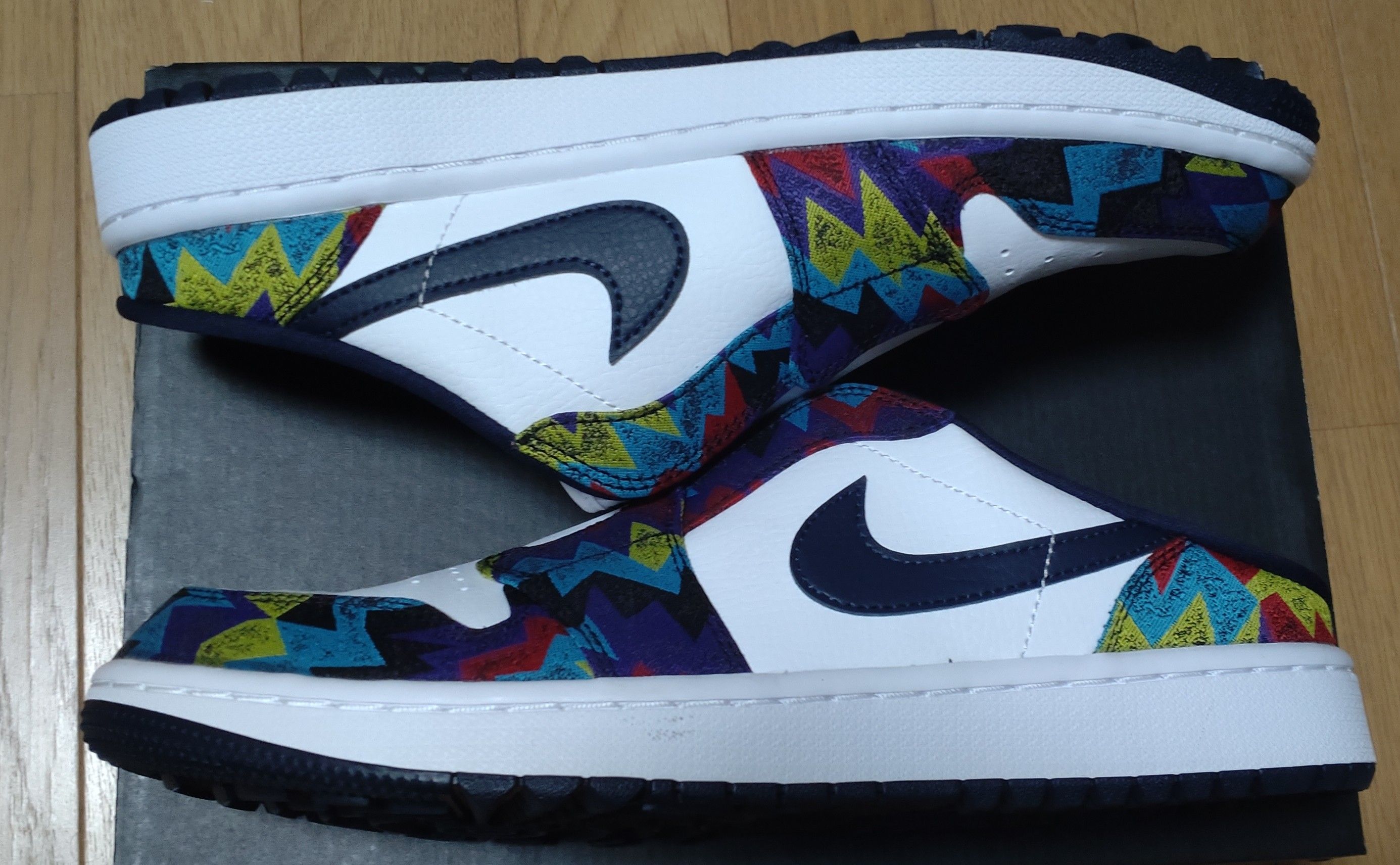 Nike Air Jordan 1 Mule Golf "White/Speed Yellow/University Red/Obsidian"