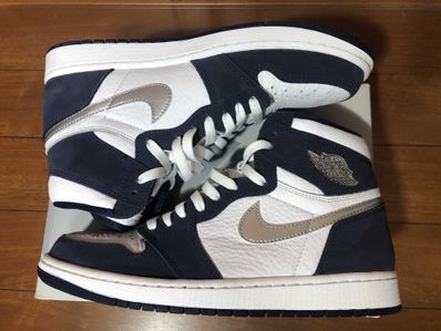 Nike Air Jordan 1 High OG CO.JP "White/Midnight Navy" (2020)(ブリーフケースなし)