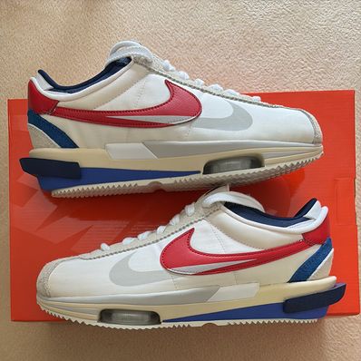 sacai × Nike Zoom Cortez "White and University Red"