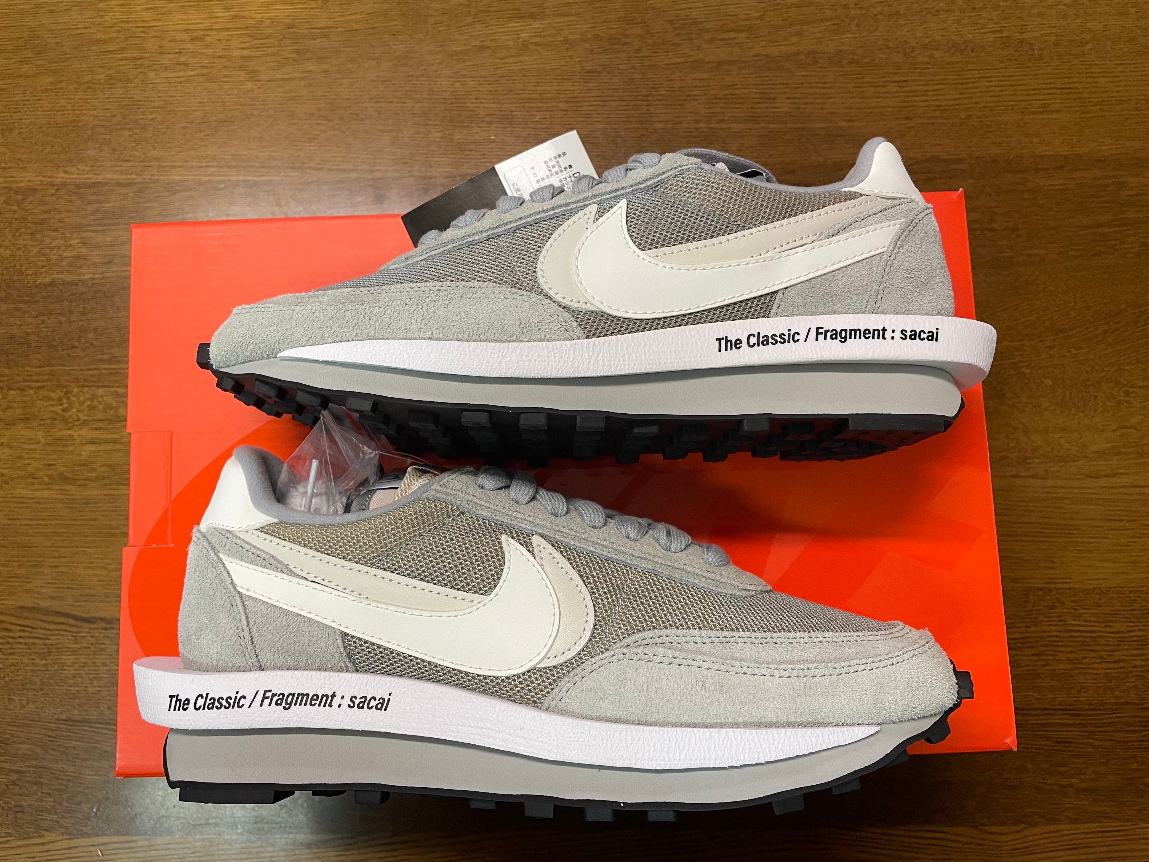 Fragment × sacai × Nike LD Waffle "Light Smoke Grey"