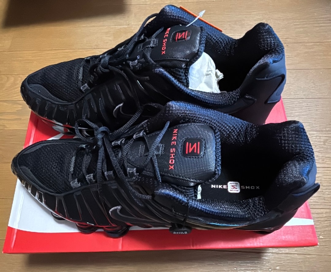 Nike Shox TL "Black/Metallic Hematite/Max Orange/Black"