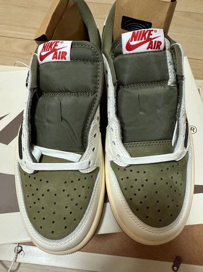Travis Scott × Nike Air Jordan 1 Low OG SP "Reverse Olive"