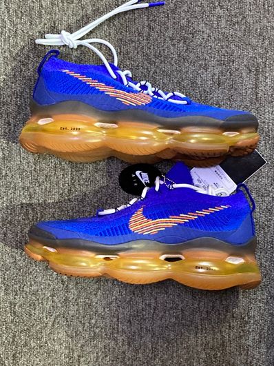 Nike Air Max Scorpion Flyknit SE "Racer Blue/Safety Orange"