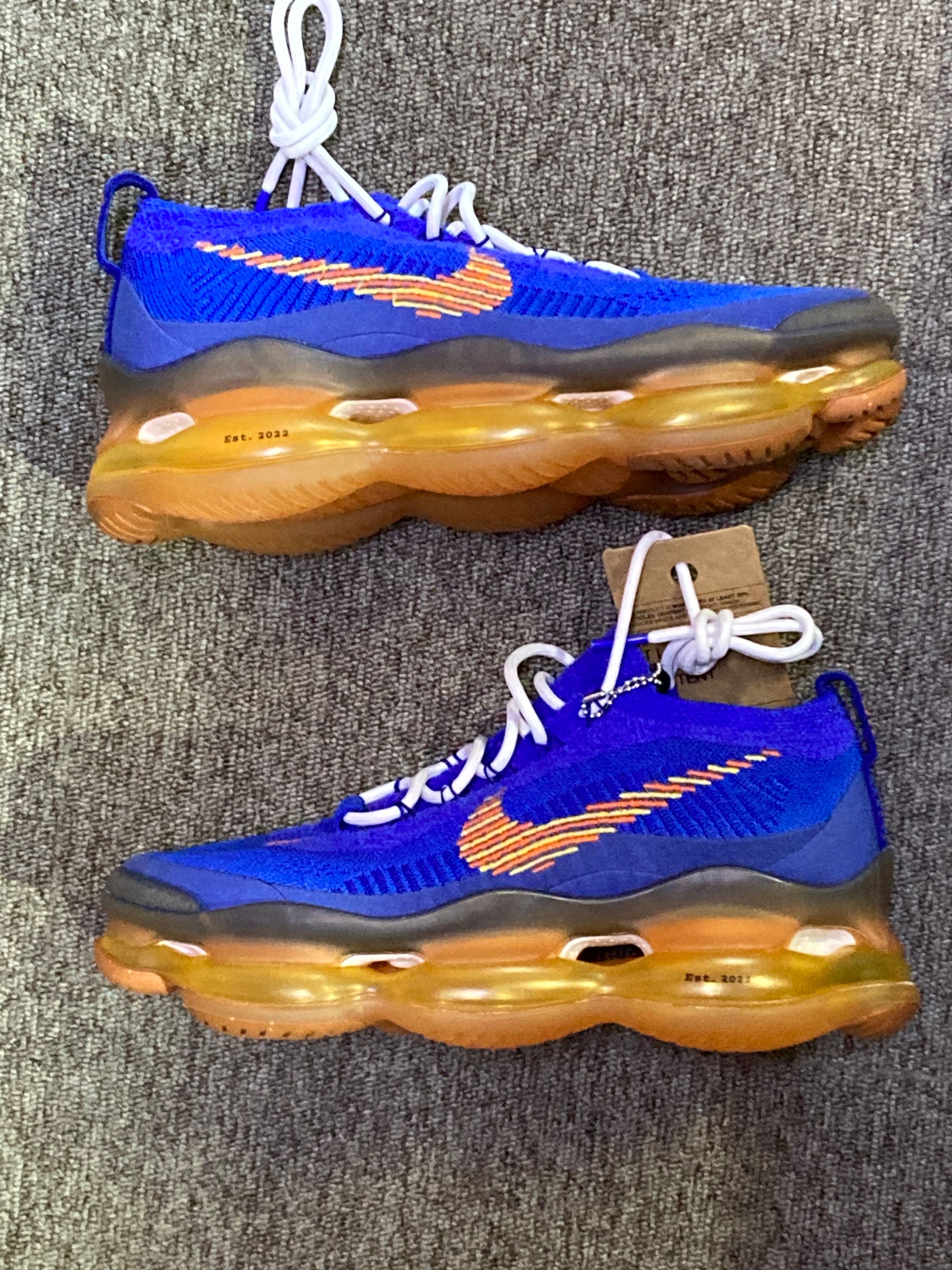 Nike Air Max Scorpion Flyknit SE "Racer Blue/Safety Orange"