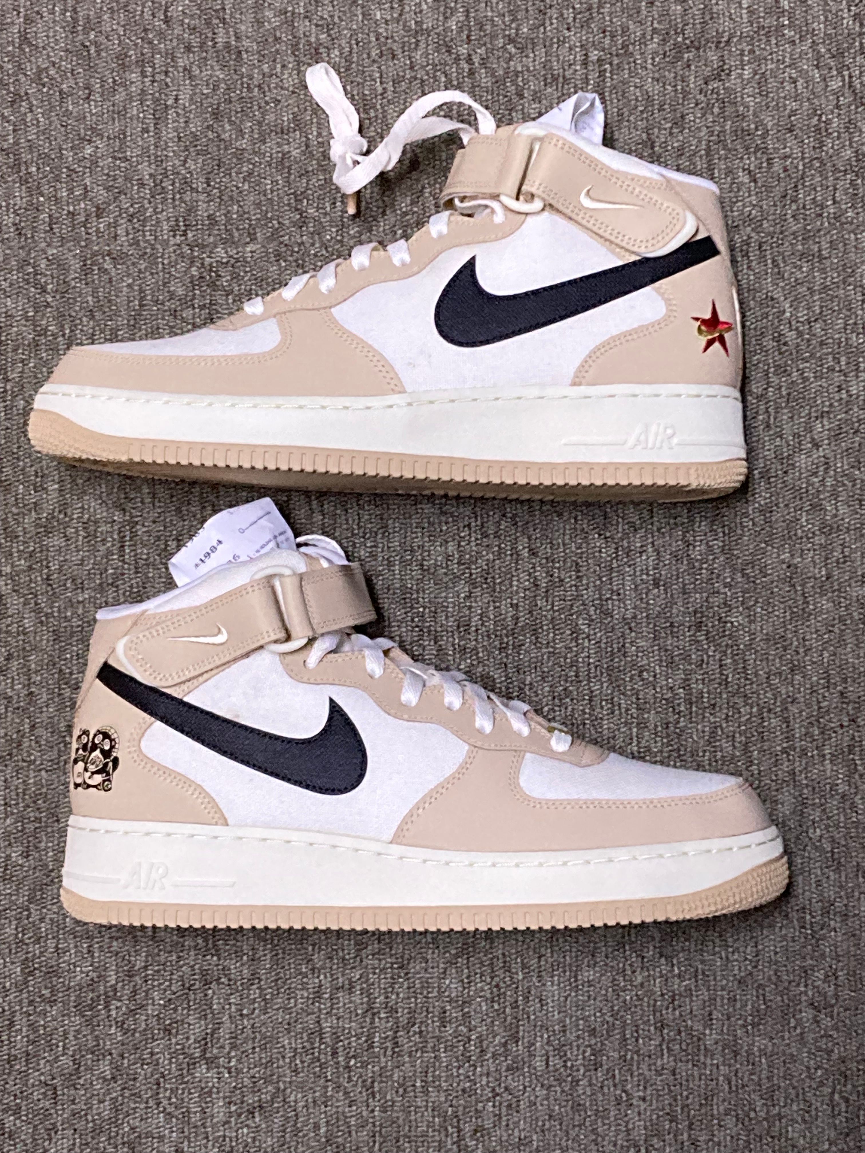 Nike Air Force 1 Mid "Pale Ivory and Shimmer/Izakaya"