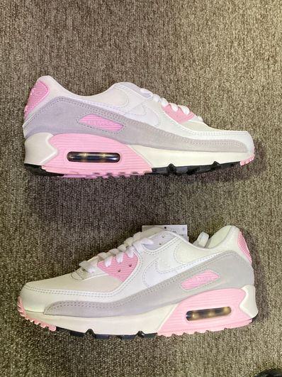 Nike Women's Air Max 90 "White/Medium Soft Pink/Summit White/Sail"