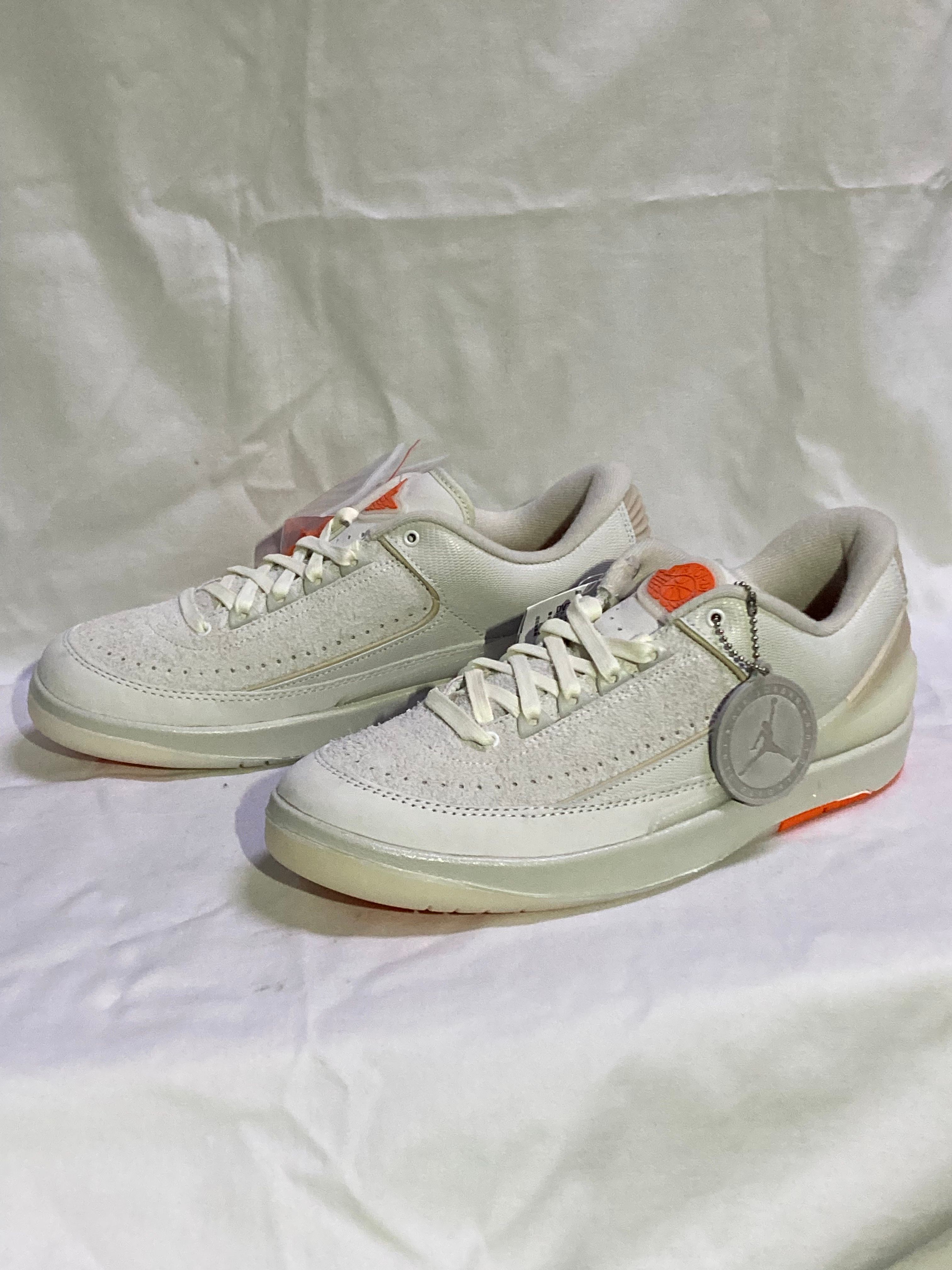 Shelflife × Nike Air Jordan 2 Low "Sail/Light Bone and Mandarin" 