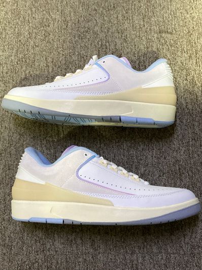 Nike Women's Air Jordan 2 Retro Low "Summit White and Ice Blue"