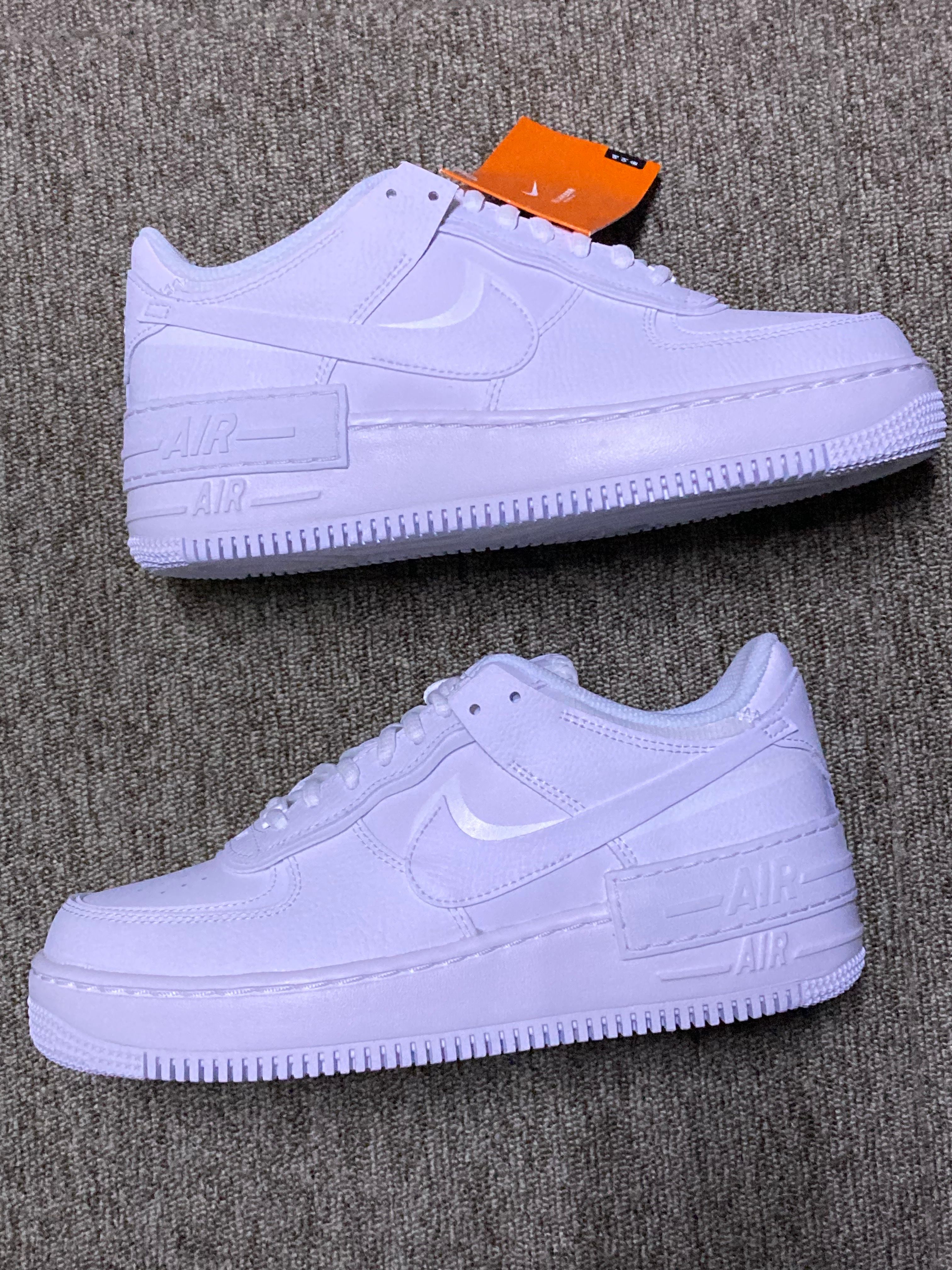 Nike Women's Air Force 1 Low Shadow "Triple White"