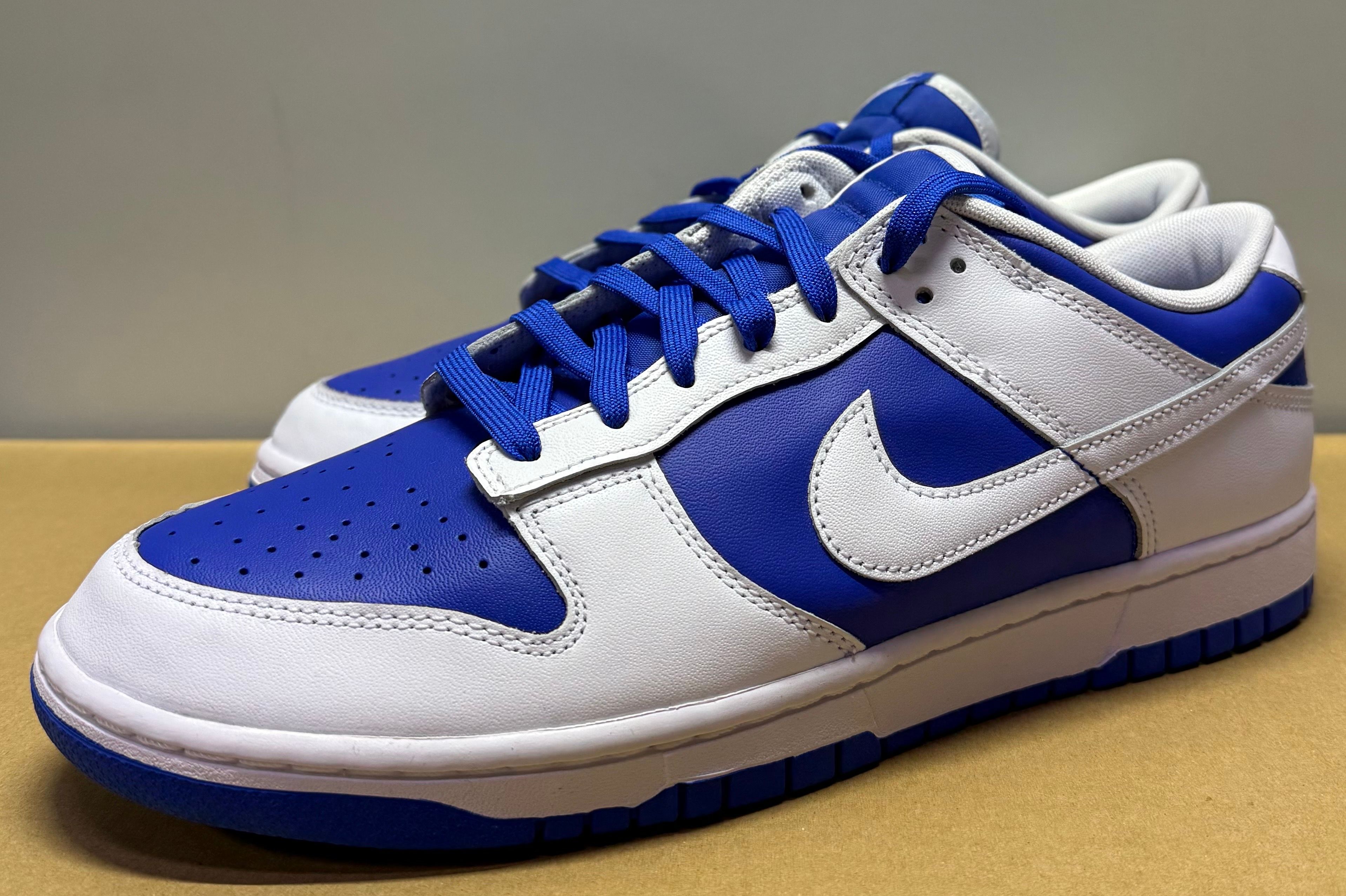 Nike Dunk Low Retro "Racer Blue and White"