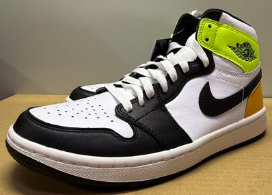 Nike Air Jordan 1 High Golf "White/University Gold/Volt/Black"