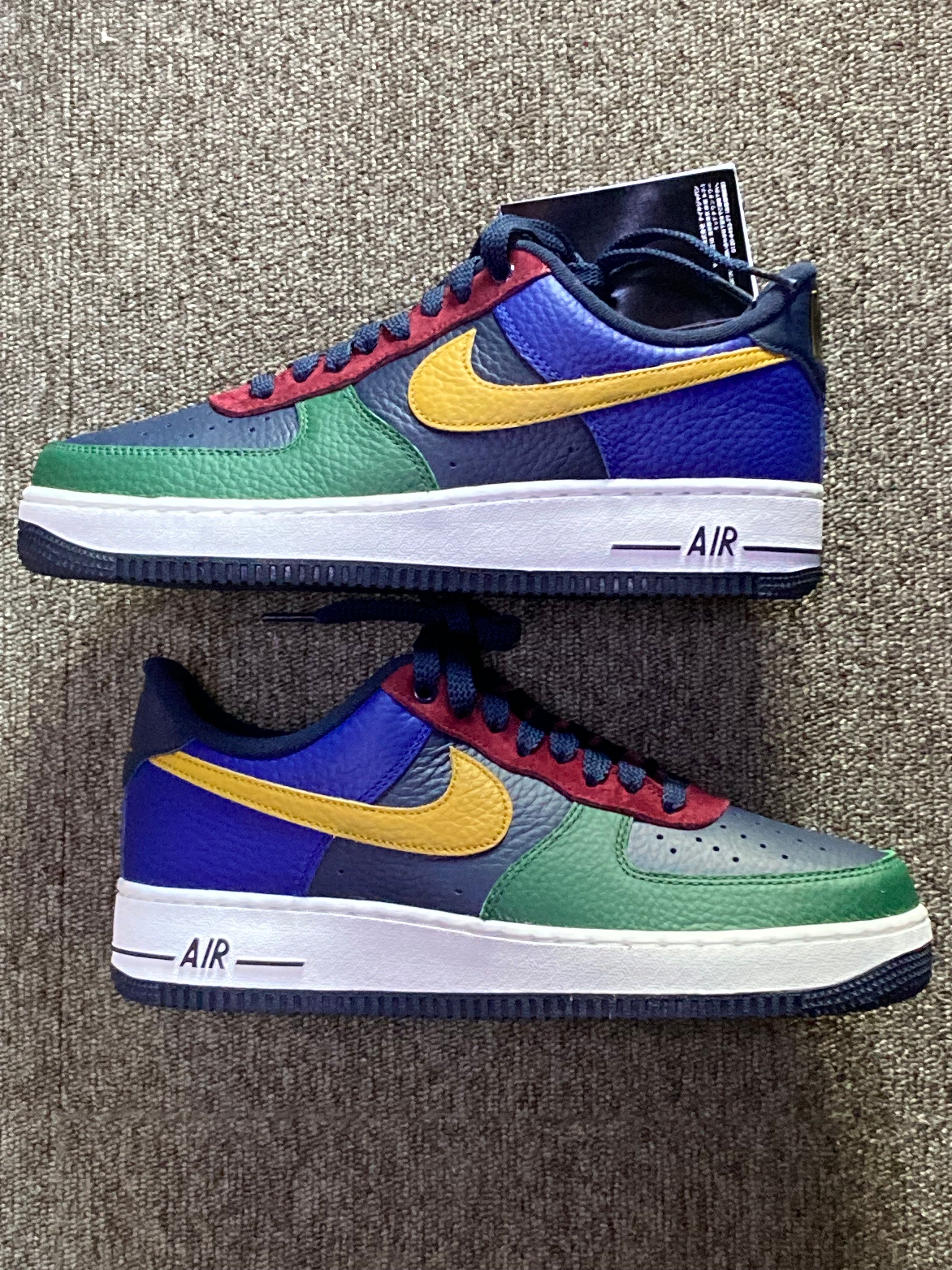 Nike Women's Air Force 1 Low "Gorge Green/Gold Suede Obsidian"