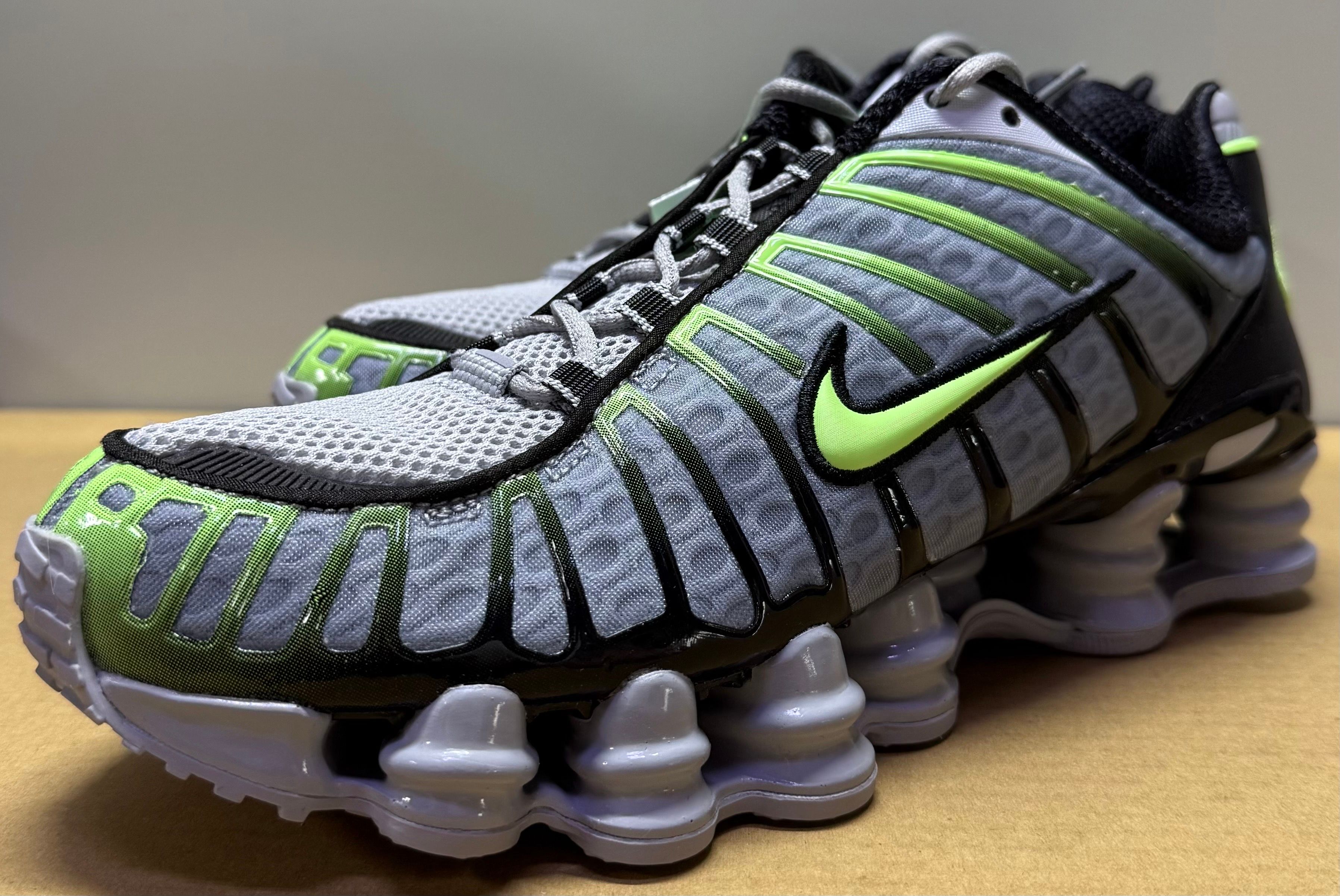 Nike Shox TL "Wolf Grey/Black/Lime Blast"