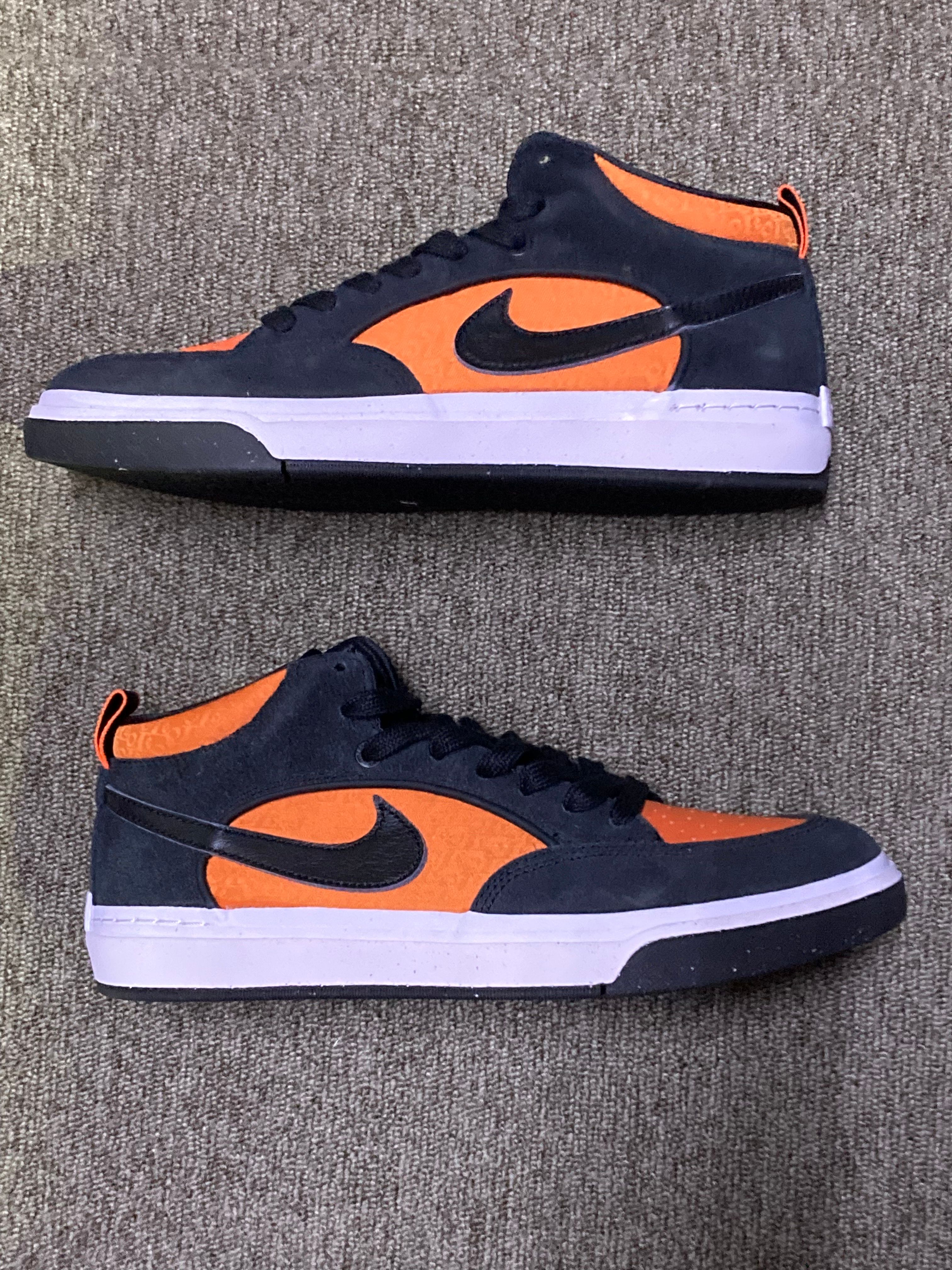 Nike SB React Leo "Black/Electro Orange"