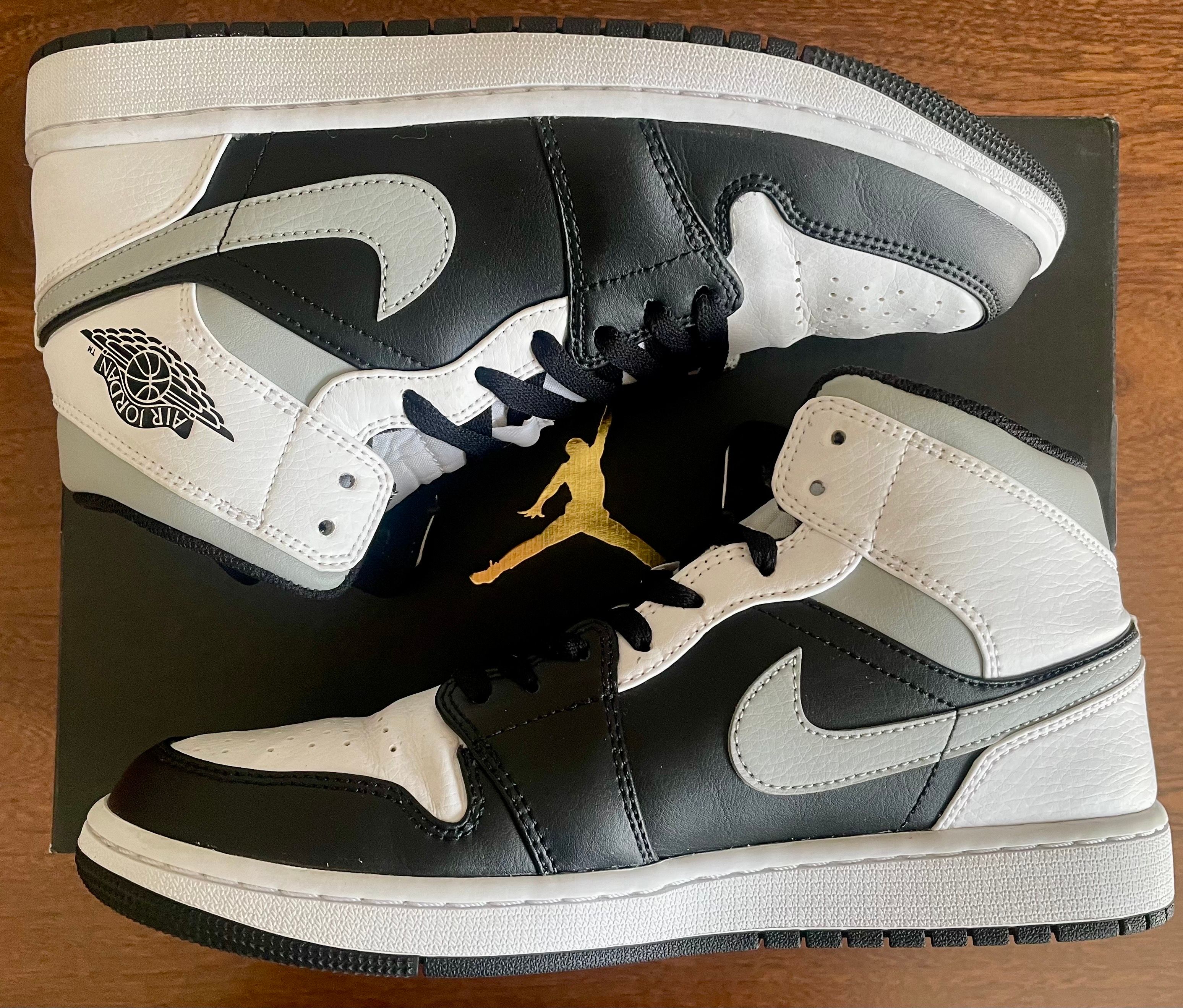 NIKE AIR JORDAN 1 MID "WHITE SHADOW"