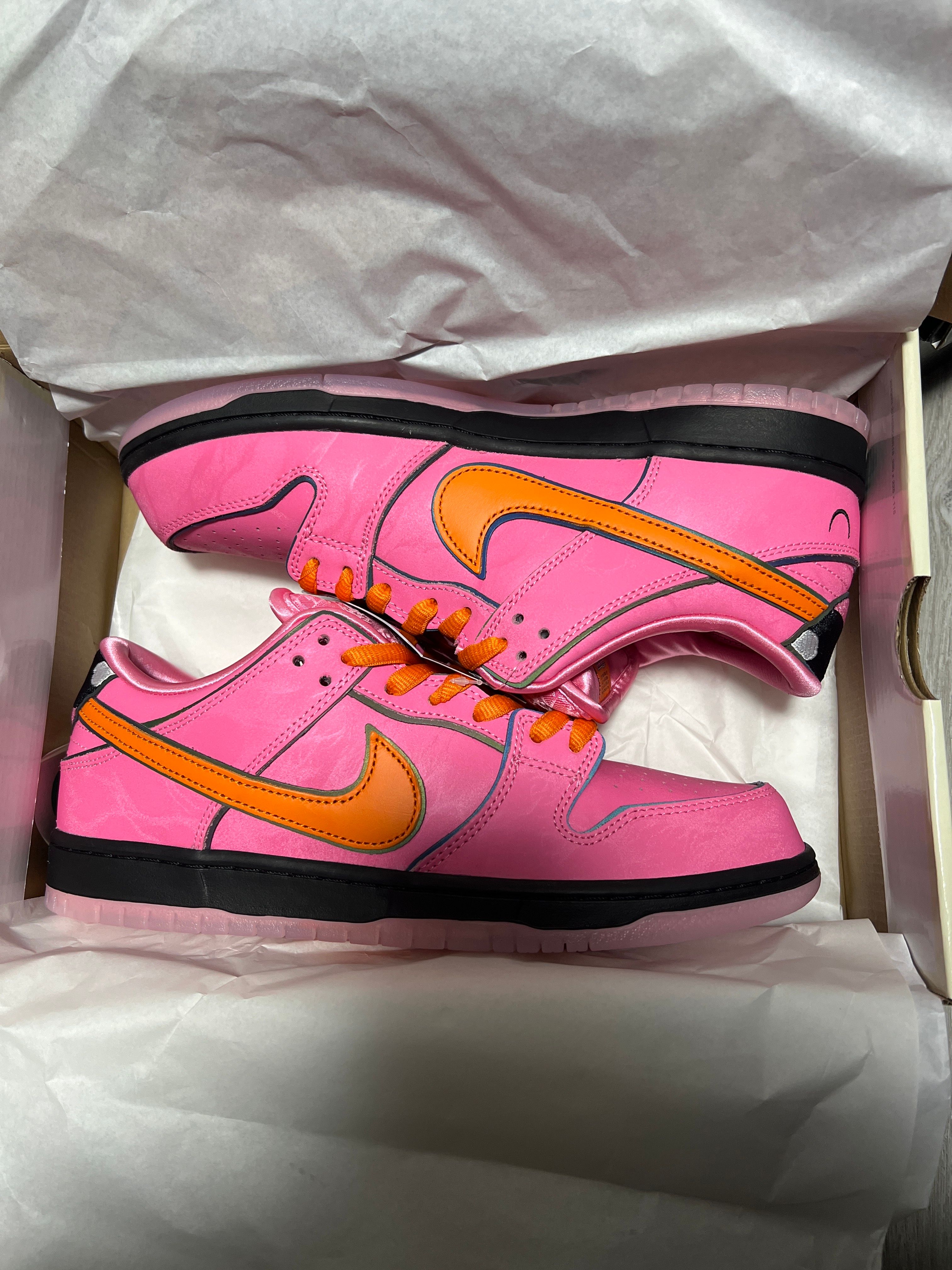 The Powerpuff Girls × Nike SB Dunk Low Pro QS "Blossom"