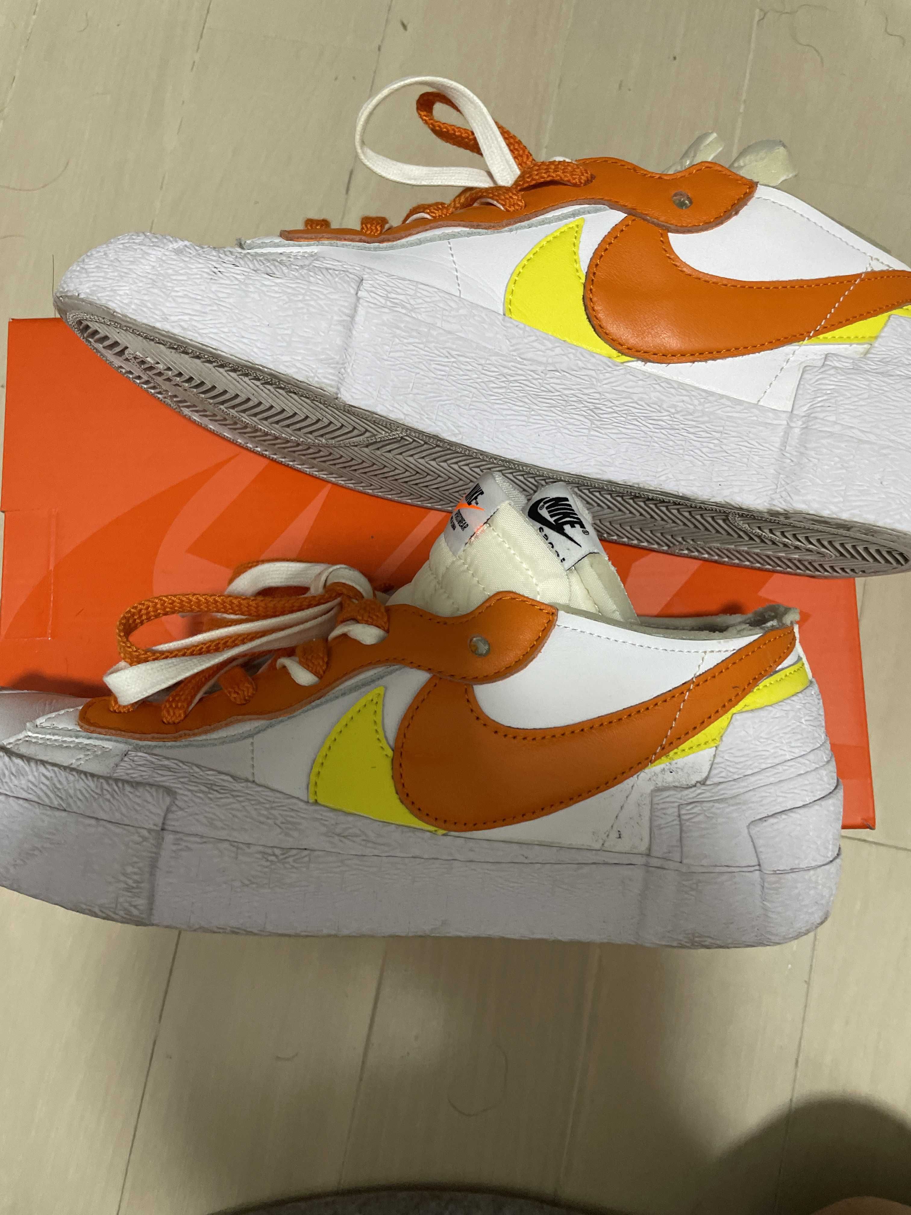 SACAI × NIKE BLAZER LOW "MAGMA ORANGE"